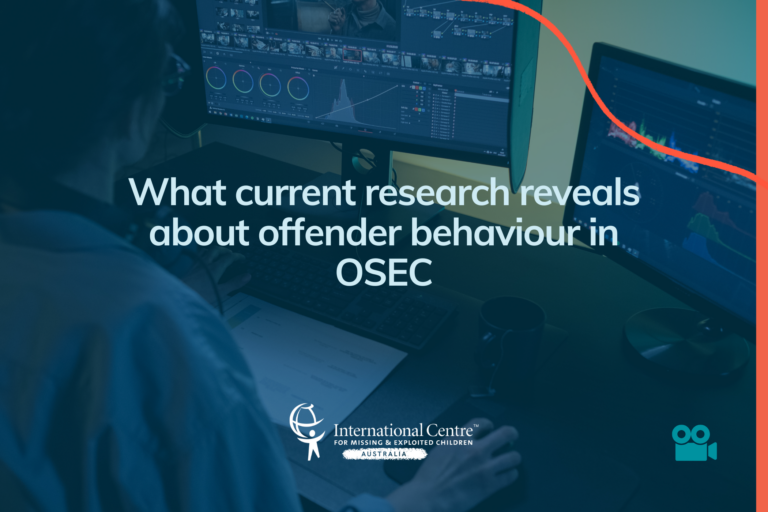 What research reveals about offender behaviour in the online sexual exploitation of children